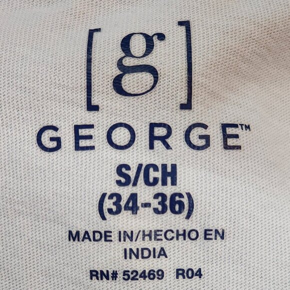 George Brand Purple Cotton Short Sleeve Pocket Front Polo Shirt Size S 34-36 - Picture 14 of 16